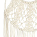 Cuier de perete din macrame, 40x80, bumbac - WALTI WALTI