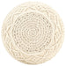 Taburet puf macrame lucrat manual, 45 x 30 cm, bumbac - WALTI WALTI