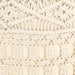 Taburet puf macrame lucrat manual, 45 x 30 cm, bumbac - WALTI WALTI