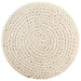 Taburet puf macrame lucrat manual, 45 x 30 cm, bumbac - WALTI WALTI