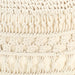 Taburet puf macrame lucrat manual, 45 x 30 cm, bumbac - WALTI WALTI