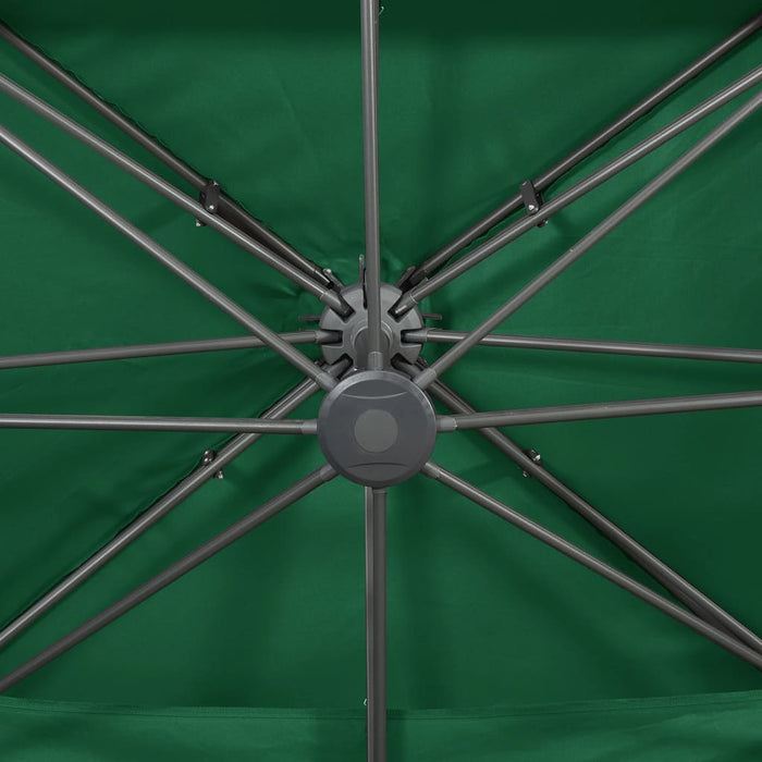 Umbrelă în consolă cu înveliș dublu, verde, 400x300 cm - WALTI WALTI