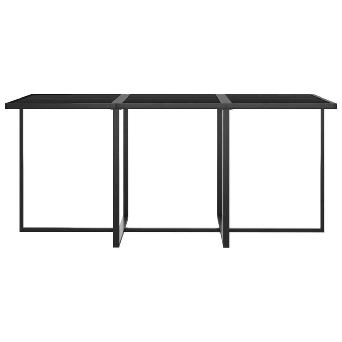 Set mobilier de grădină cu perne, 11 piese, gri, poliratan WALTI