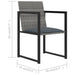 Set mobilier de exterior cu perne, 5 piese, gri, poliratan - WALTI WALTI