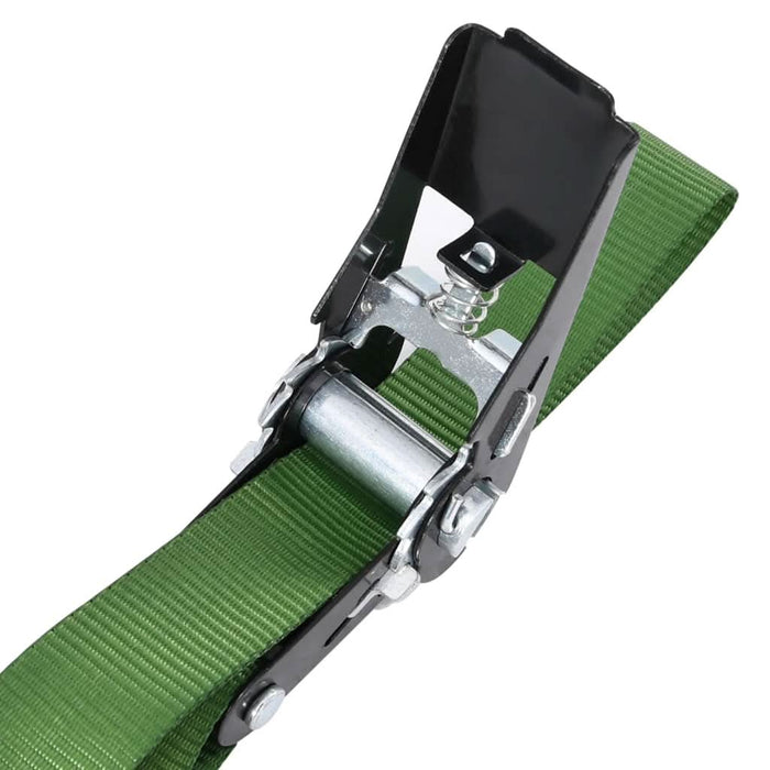 Chingi de fixare cu clichet, 10 buc., verde, 6 m, 800 daN - WALTI WALTI