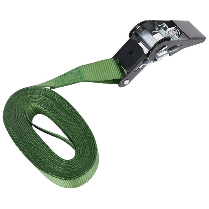 Chingi de fixare cu clichet, 20 buc., verde, 6 m, 800 daN - WALTI WALTI