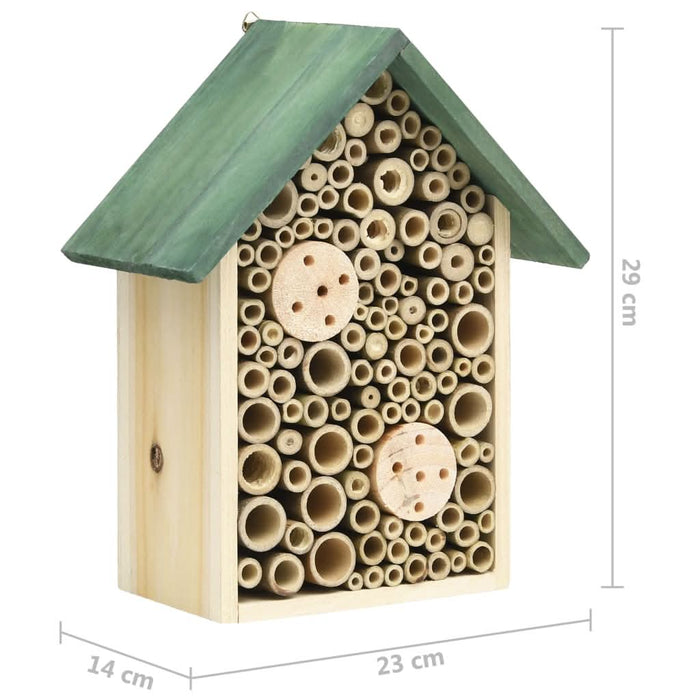 Casă pentru insecte, 2 buc., 23x14x29 cm, lemn masiv de brad - WALTI WALTI