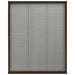 Plasă insecte plisse pentru ferestre, maro, 60x80 cm, aluminiu - WALTI WALTI