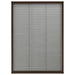 Plasă insecte plisse pentru ferestre, maro, 80x120 cm, aluminiu - WALTI WALTI