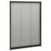 Plasă insecte plisse pentru ferestre, maro, 80x120 cm, aluminiu - WALTI WALTI