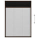 Plasă insecte plisse pentru ferestre, maro, 80x120 cm, aluminiu - WALTI WALTI