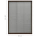 Plasă insecte plisse pentru ferestre, maro, 80x120 cm, aluminiu - WALTI WALTI