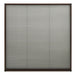Plasă insecte plisse pentru ferestre, maro, 120x120cm, aluminiu - WALTI WALTI