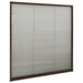 Plasă insecte plisse pentru ferestre, maro, 120x120cm, aluminiu - WALTI WALTI