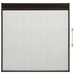 Plasă insecte plisse pentru ferestre, maro, 120x120cm, aluminiu - WALTI WALTI