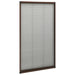 Plasă insecte plisse pentru ferestre, maro, 80x160 cm, aluminiu - WALTI WALTI