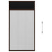 Plasă insecte plisse pentru ferestre, maro, 80x160 cm, aluminiu - WALTI WALTI