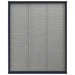 Plasă insecte plisse de ferestre, antracit, 60x80 cm, aluminiu - WALTI WALTI