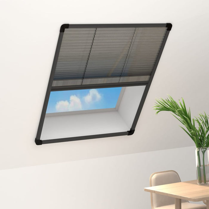 Ecran insecte pentru ferestre, antracit, 80x100 cm, aluminiu - WALTI WALTI