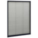 Plasă insecte plisse de ferestre, antracit, 80x120 cm, aluminiu - WALTI WALTI