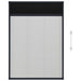 Plasă insecte plisse de ferestre, antracit, 80x120 cm, aluminiu - WALTI WALTI