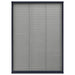 Plasă insecte plisse de ferestre, antracit, 80x120 cm, aluminiu - WALTI WALTI
