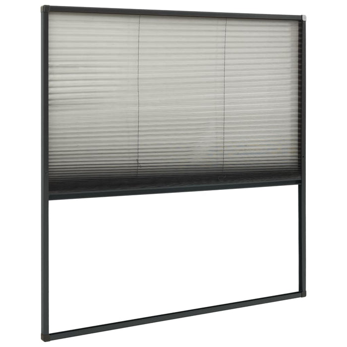 Ecran insecte pentru ferestre, antracit, 120x120 cm, aluminiu - WALTI WALTI