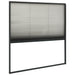 Ecran insecte pentru ferestre, antracit, 120x120 cm, aluminiu - WALTI WALTI