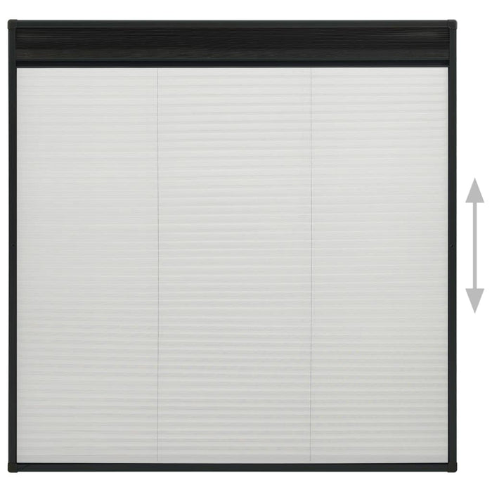 Ecran insecte pentru ferestre, antracit, 120x120 cm, aluminiu - WALTI WALTI
