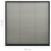 Ecran insecte pentru ferestre, antracit, 120x120 cm, aluminiu - WALTI WALTI