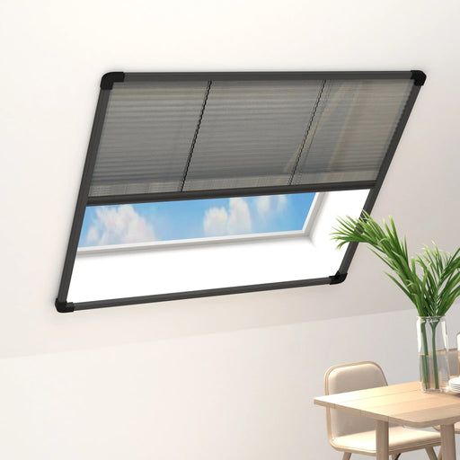Ecran insecte pentru ferestre, antracit, 120x120 cm, aluminiu - WALTI WALTI