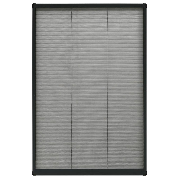 Plasă insecte plisse pentru ferestre antracit 80x160cm aluminiu - WALTI WALTI