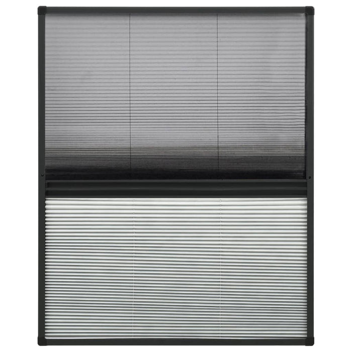 Plasă insecte pentru ferestre, 60x80 cm, aluminiu, cu umbrar - WALTI WALTI