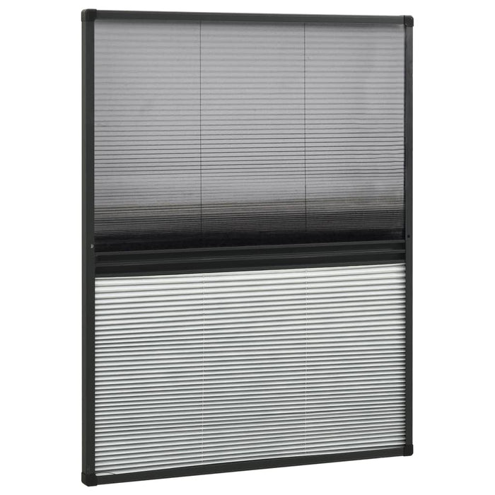 Plasă insecte pentru ferestre, 60x80 cm, aluminiu, cu umbrar - WALTI WALTI