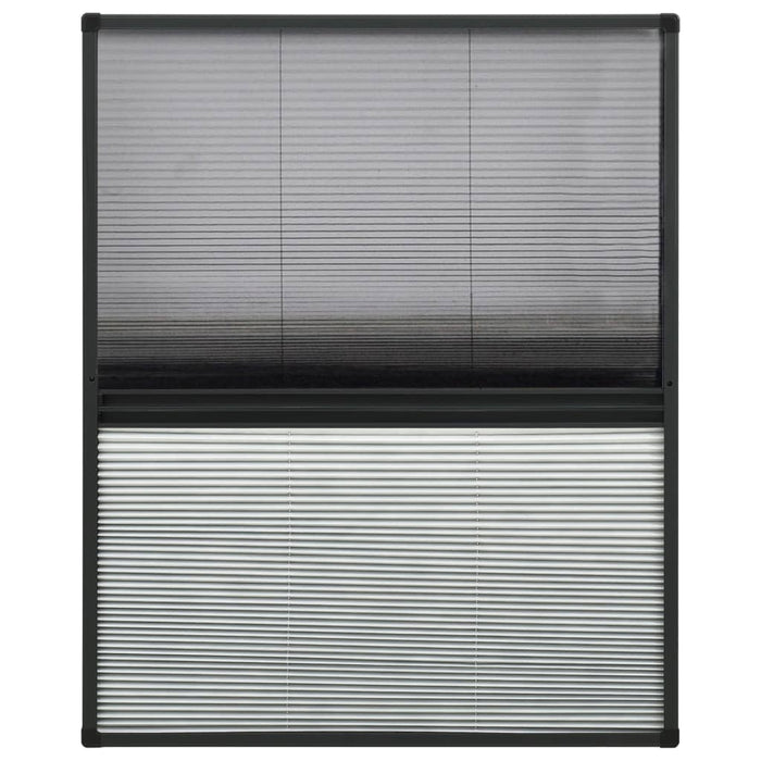 Plasă insecte pentru ferestre, 80x100 cm, aluminiu, cu umbrar - WALTI WALTI