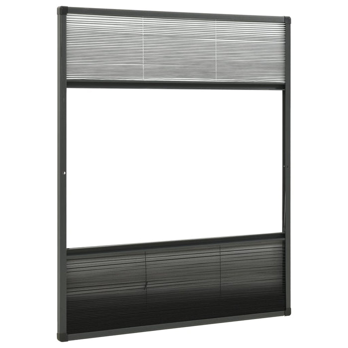 Plasă insecte pentru ferestre, 80x100 cm, aluminiu, cu umbrar - WALTI WALTI