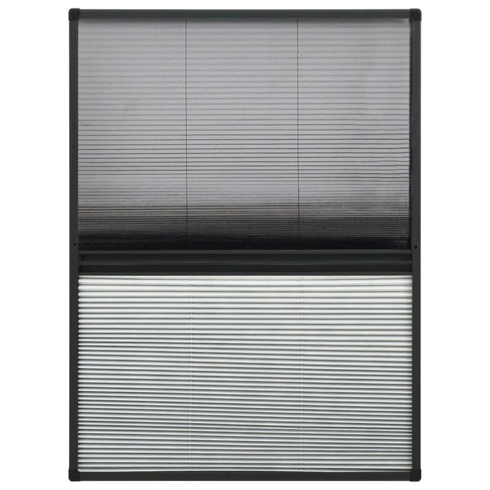 Ecran insecte pentru ferestre, cu umbrar, 80x120 cm, aluminiu - WALTI WALTI