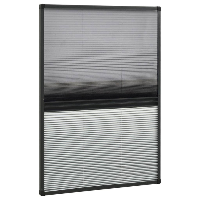 Ecran insecte pentru ferestre, cu umbrar, 80x120 cm, aluminiu - WALTI WALTI