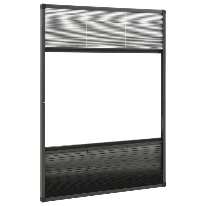 Ecran insecte pentru ferestre, cu umbrar, 80x120 cm, aluminiu - WALTI WALTI