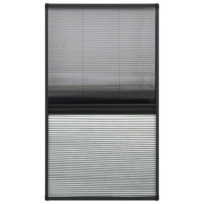 Ecran insecte pentru ferestre, cu umbrar, 80x160 cm, aluminiu - WALTI WALTI