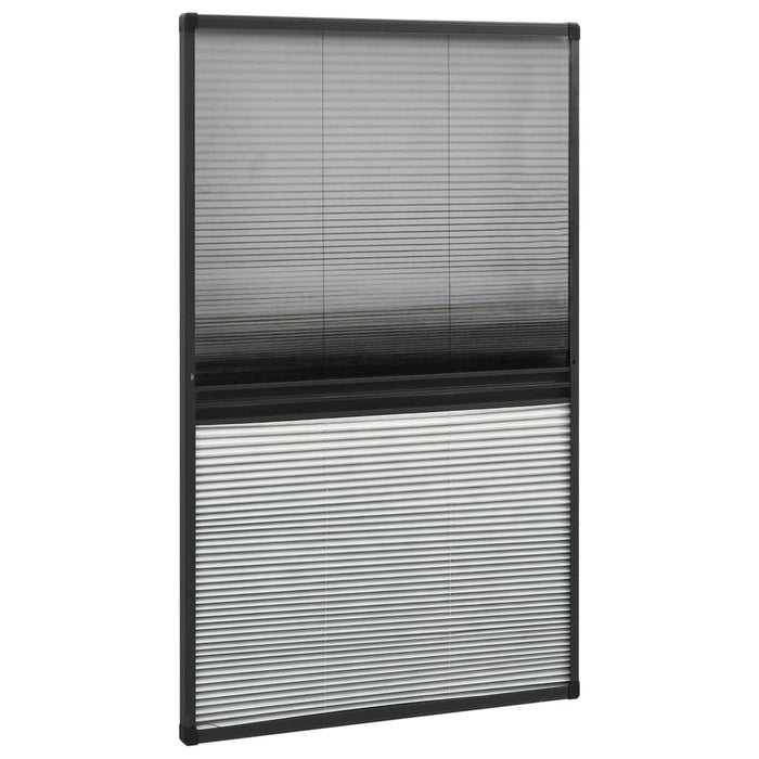 Ecran insecte pentru ferestre, cu umbrar, 80x160 cm, aluminiu - WALTI WALTI