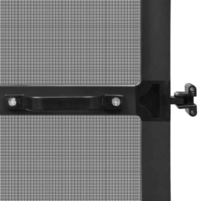 Ecran pentru Insecte cu Hinge Antracit și negru 100 x 215 cm - WALTI WALTI