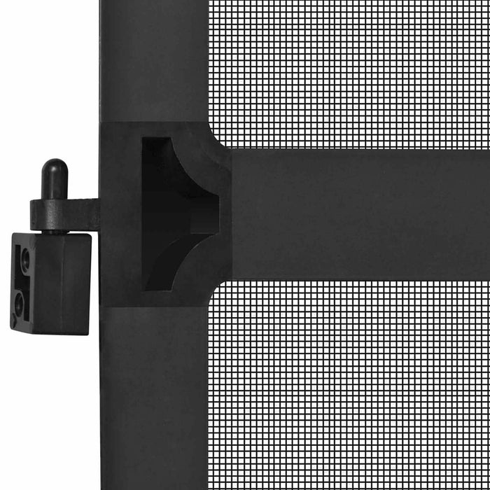 Ecran pentru Insecte cu Hinge Antracit și negru 120 x 240 cm - WALTI WALTI