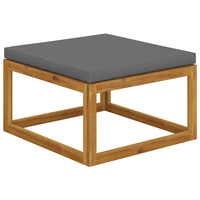 Set mobilier grădină cu perne, 12 piese, lemn masiv de acacia WALTI