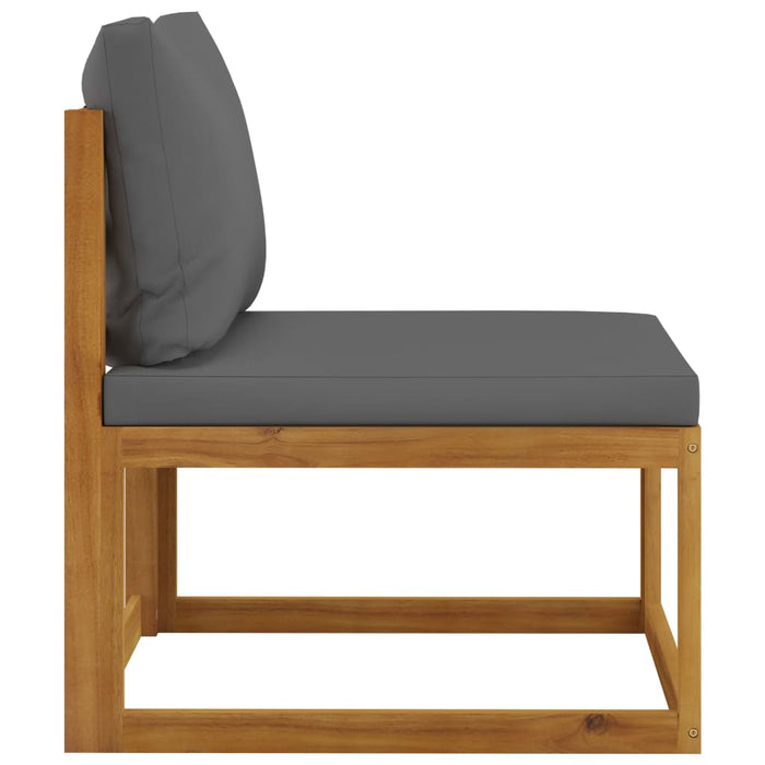 Set mobilier de grădină cu perne, 5 piese, lemn masiv acacia - WALTI WALTI