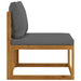 Set mobilier de grădină cu perne, 5 piese, lemn masiv acacia - WALTI WALTI