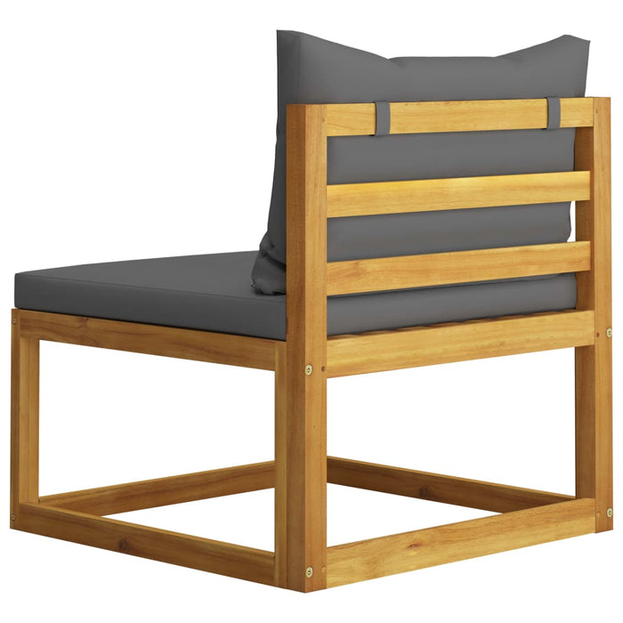 Set mobilier de grădină cu perne, 5 piese, lemn masiv acacia - WALTI WALTI
