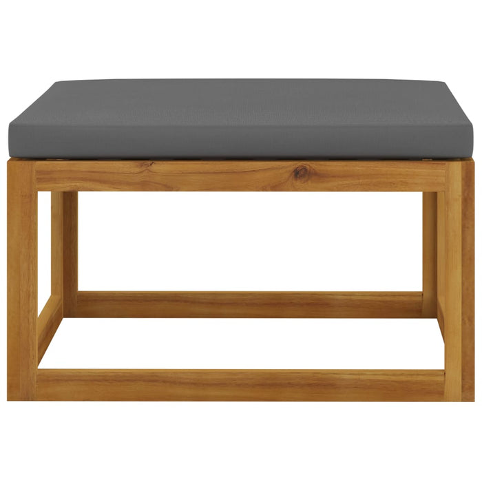 Set mobilier de grădină cu perne, 4 piese, lemn masiv de acacia WALTI