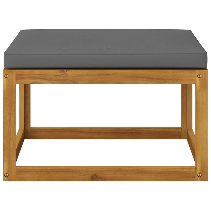 Set mobilier de grădină cu perne, 4 piese, lemn masiv de acacia WALTI