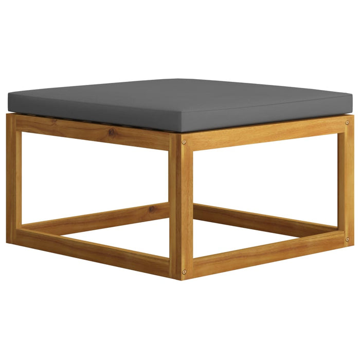 Set mobilier de grădină cu perne, 4 piese, lemn masiv de acacia WALTI